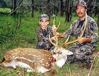 Axis Hunts with professional hunting guide Dan Moody Hunting Services in Texas