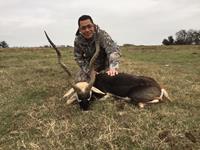 Blackbuck Hunts with professional hunting guide Dan Moody Hunting Services in Texas