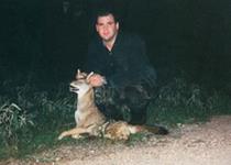 Coyote Hunts with professional hunting guide Dan Moody Hunting Services in Texas