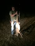 Coyote Hunts with professional hunting guide Dan Moody Hunting Services in Texas