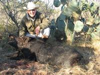 Wild Hog Hunts with professional hunting guide Dan Moody Hunting Services in Texas
