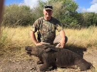 Meat Hog Hunts with professional hunting guide Dan Moody Hunting Services in Texas
