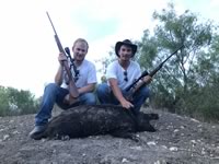 Meat Hog Hunts with professional hunting guide Dan Moody Hunting Services in Texas
