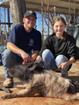Meat Hog Hunts with professional hunting guide Dan Moody Hunting Services in Texas