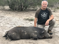 Meat Hog Hunts with professional hunting guide Dan Moody Hunting Services in Texas