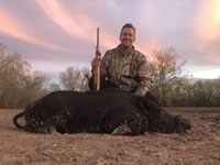Meat Hog Hunts with professional hunting guide Dan Moody Hunting Services in Texas