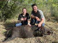 Meat Hog Hunts with professional hunting guide Dan Moody Hunting Services in Texas