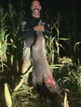 Meat Hog Hunts with professional hunting guide Dan Moody Hunting Services in Texas