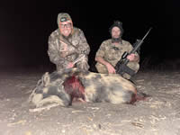 Meat Hog Hunts with professional hunting guide Dan Moody Hunting Services in Texas