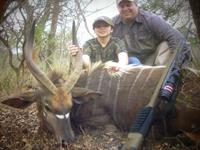 Nyala Hunts with professional hunting guide Dan Moody Hunting Services in Texas