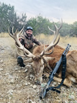 Red Stag Hunts with professional hunting guide Dan Moody Hunting Services in Texas
