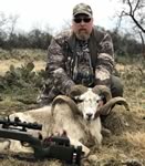 Texas Dall Hunts with professional hunting guide Dan Moody Hunting Services in Texas