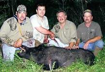 Trophy Boar Hunts with professional hunting guide Dan Moody Hunting Services in Texas