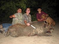 Trophy Boar Hunts with professional hunting guide Dan Moody Hunting Services in Texas