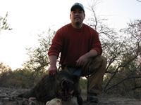 Trophy Boar Hunts with professional hunting guide Dan Moody Hunting Services in Texas