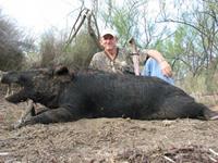 Trophy Boar Hunts with professional hunting guide Dan Moody Hunting Services in Texas