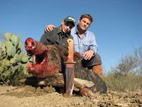 Trophy Boar Hunts with professional hunting guide Dan Moody Hunting Services in Texas