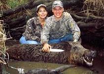 Trophy Boar Hunts with professional hunting guide Dan Moody Hunting Services in Texas
