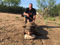 Trophy Boar Hunts with professional hunting guide Dan Moody Hunting Services in Texas