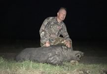 Trophy Boar Hunts with professional hunting guide Dan Moody Hunting Services in Texas