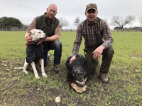 Trophy Boar Hunts with professional hunting guide Dan Moody Hunting Services in Texas