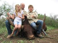 Watusi Hunts with professional hunting guide Dan Moody Hunting Services in Texas