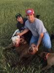 Meat Hog Hunts with professional hunting guide Dan Moody Hunting Services in Texas