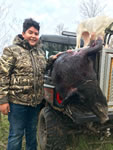 Meat Hog Hunts with professional hunting guide Dan Moody Hunting Services in Texas