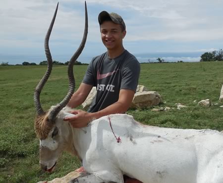 addax hunt in Texas